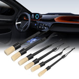 6Pcs/Set Car Detailing Brushes Soft Air Outlet Cleaning Brush for Car Wheels Tire Seat - Extra Image