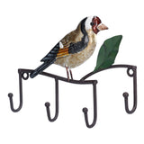 Key Hook Iron Bird Wall Hook Key Hanger Door Coat Rack Clothes Holder for Bedroom Living Room - Rear View