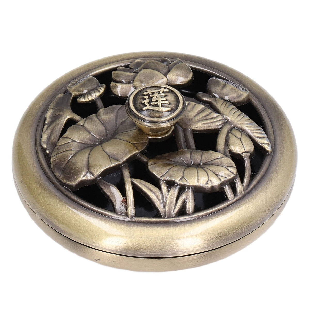 Coil Incense Burner Tray Vintage Incense Bowl Holder Metal Alloy for Living Room Bedroom Office368