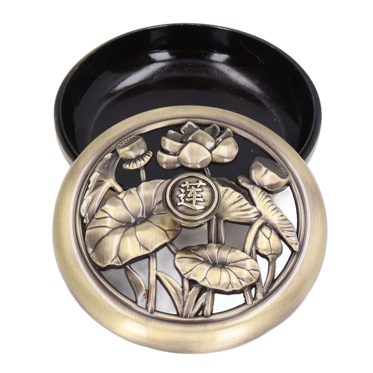 Coil Incense Burner Tray Vintage Incense Bowl Holder Metal Alloy for Living Room Bedroom Office368
