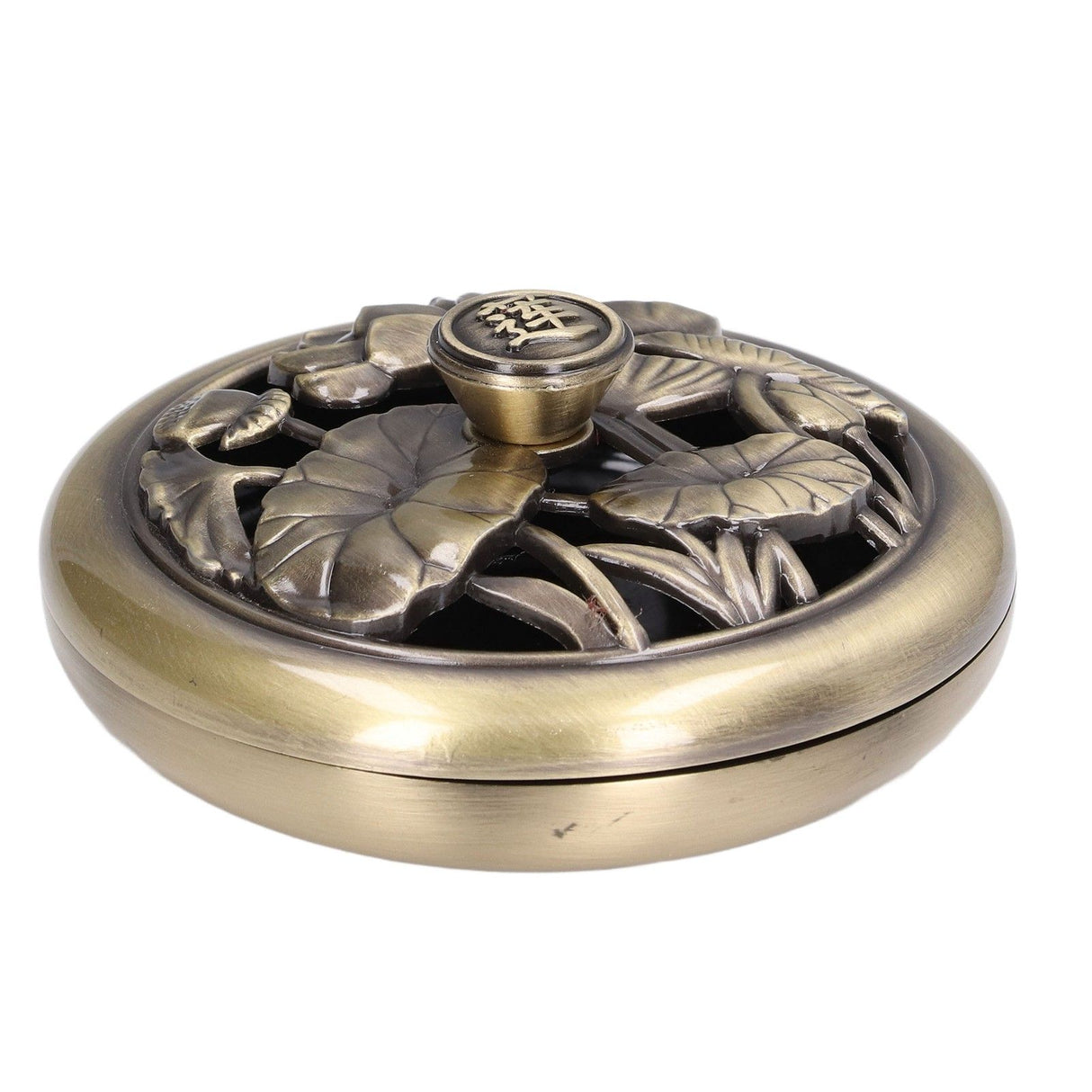 Coil Incense Burner Tray Vintage Incense Bowl Holder Metal Alloy for Living Room Bedroom Office368