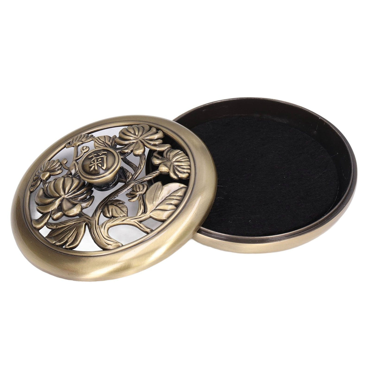 Coil Incense Burner Tray Vintage Incense Bowl Holder Metal Alloy for Living Room Bedroom Office367