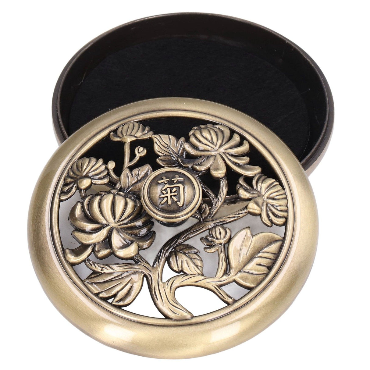 Coil Incense Burner Tray Vintage Incense Bowl Holder Metal Alloy for Living Room Bedroom Office367