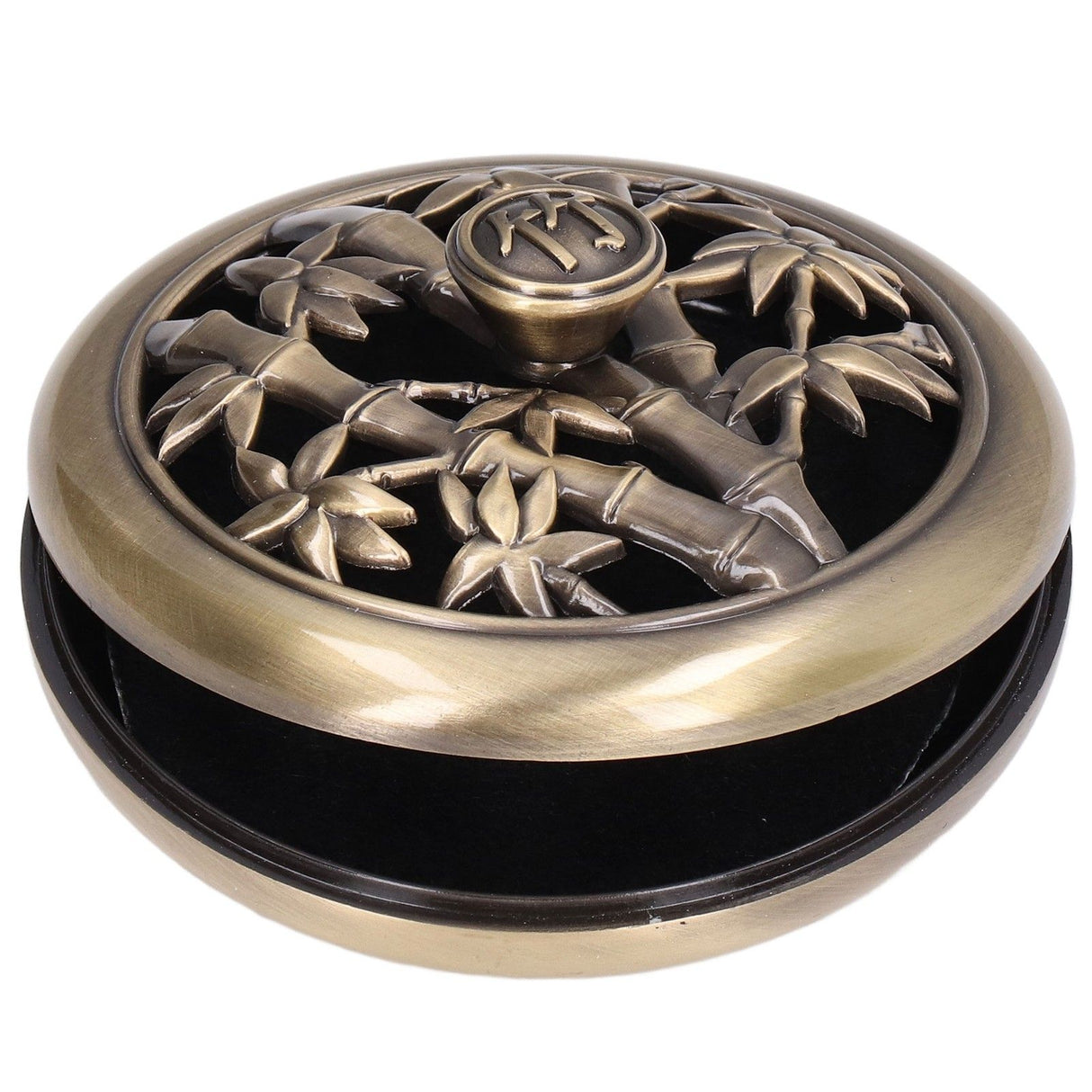 Coil Incense Burner Tray Vintage Incense Bowl Holder Metal Alloy for Living Room Bedroom Office366