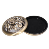 Coil Incense Burner Tray Vintage Incense Bowl Holder Metal Alloy for Living Room Bedroom Office366