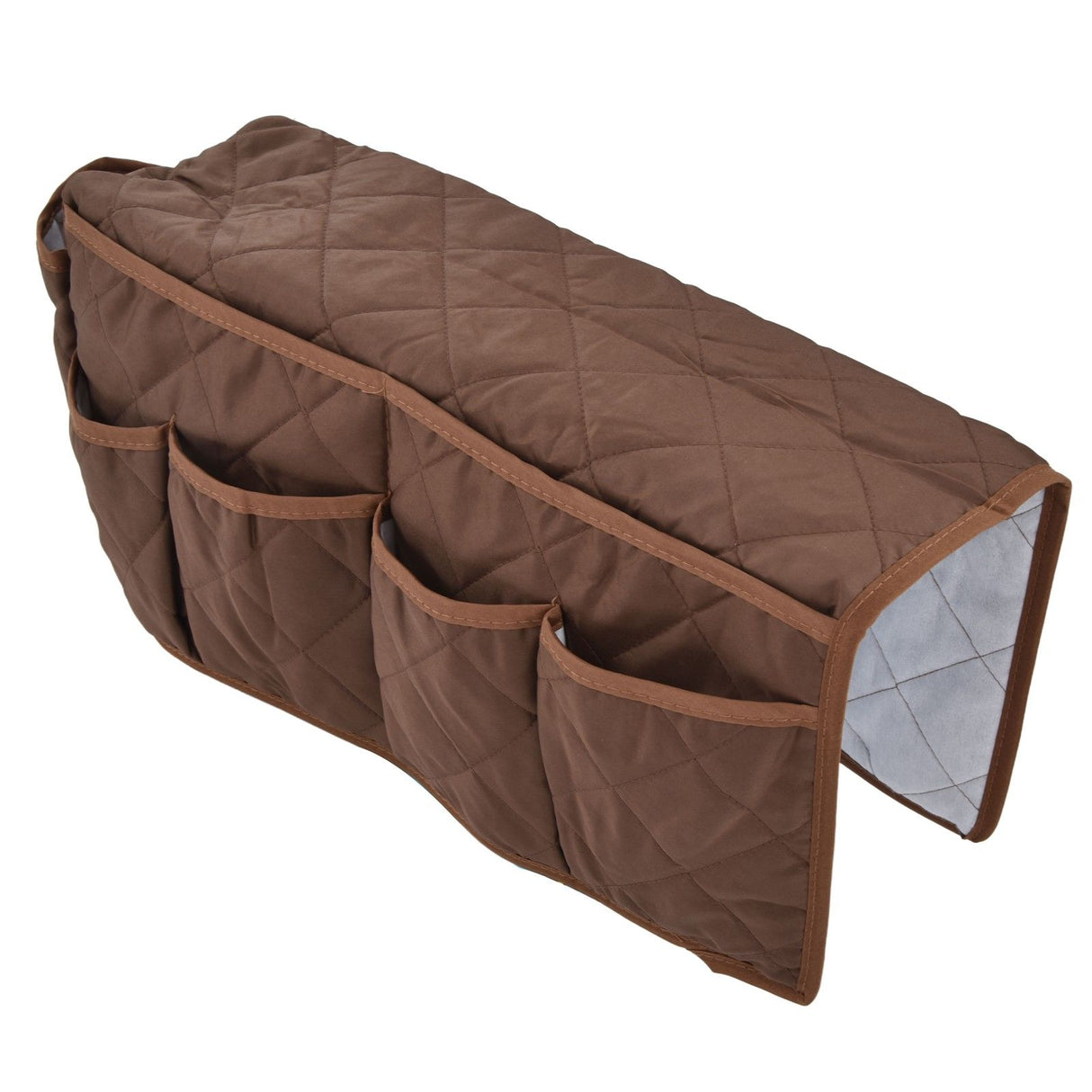 Couch Remote Holder Pocket Design Dustproof Waterproof Reasonable Layout Sofa Armrest OrganizersCoffee