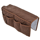 Couch Remote Holder Pocket Design Dustproof Waterproof Reasonable Layout Sofa Armrest OrganizersCoffee