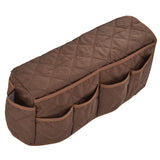 Couch Remote Holder Pocket Design Dustproof Waterproof Reasonable Layout Sofa Armrest OrganizersCoffee