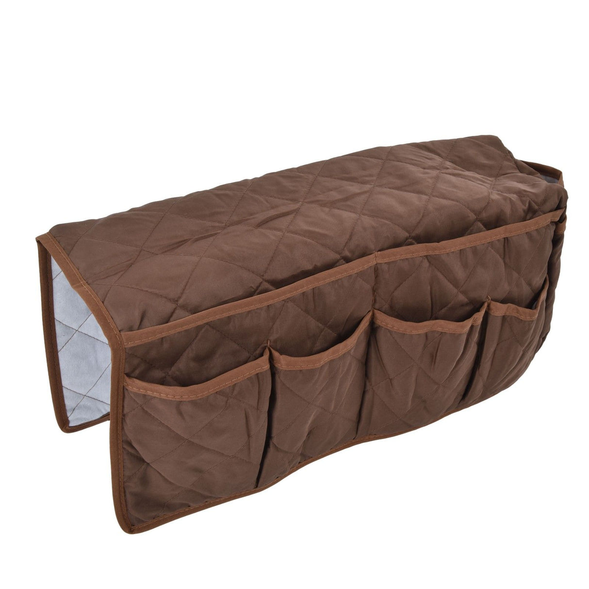 Couch Remote Holder Pocket Design Dustproof Waterproof Reasonable Layout Sofa Armrest OrganizersCoffee