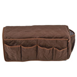 Couch Remote Holder Pocket Design Dustproof Waterproof Reasonable Layout Sofa Armrest OrganizersCoffee