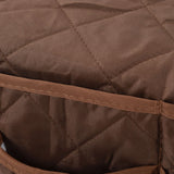 Couch Remote Holder Pocket Design Dustproof Waterproof Reasonable Layout Sofa Armrest OrganizersCoffee - Extra Image