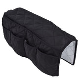 Couch Remote Holder Pocket Design Dustproof Waterproof Reasonable Layout Sofa Armrest OrganizersBlack