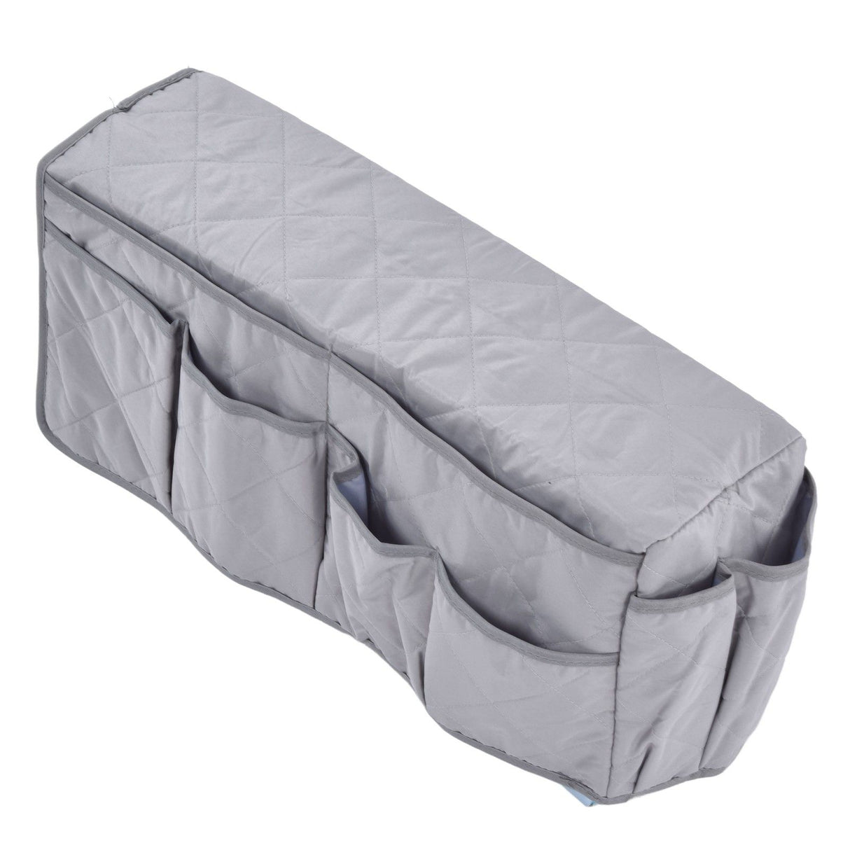 Couch Remote Holder Pocket Design Dustproof Waterproof Reasonable Layout Sofa Armrest OrganizersGrey