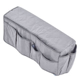 Couch Remote Holder Pocket Design Dustproof Waterproof Reasonable Layout Sofa Armrest OrganizersGrey