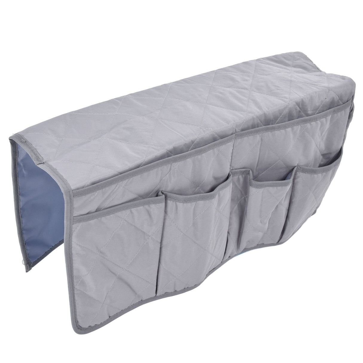 Couch Remote Holder Pocket Design Dustproof Waterproof Reasonable Layout Sofa Armrest OrganizersGrey