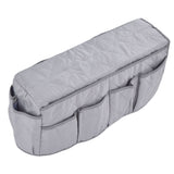 Couch Remote Holder Pocket Design Dustproof Waterproof Reasonable Layout Sofa Armrest OrganizersGrey