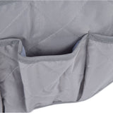 Couch Remote Holder Pocket Design Dustproof Waterproof Reasonable Layout Sofa Armrest OrganizersGrey - Extra Image