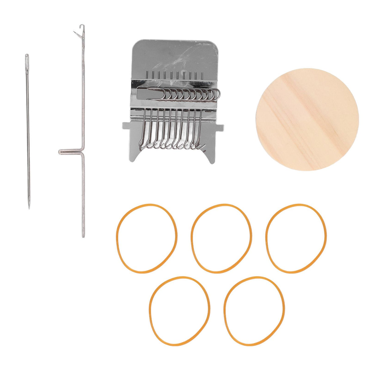 Portable Darning Machine Durable Mini Weaving Loom Repair Tool Kit for Household