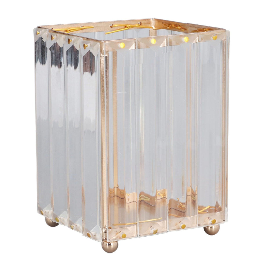 Makeup Brush Holder Large Capacity Elegant Style Durable Fadeless Corrosion Resistant Makeup Brush Organizer