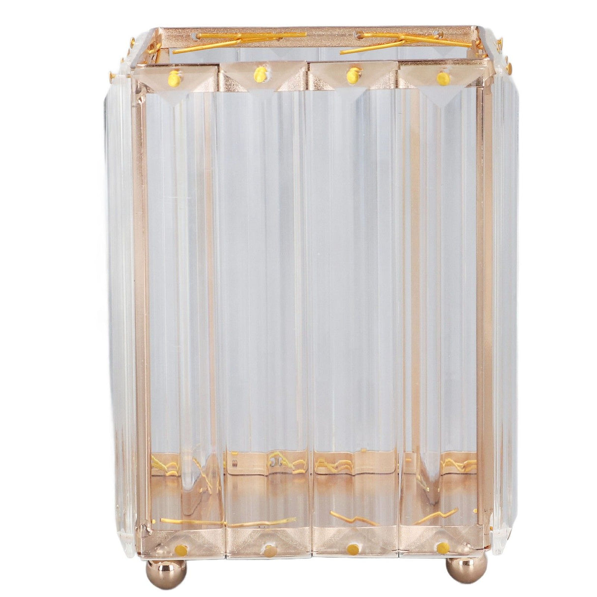 Makeup Brush Holder Large Capacity Elegant Style Durable Fadeless Corrosion Resistant Makeup Brush Organizer
