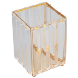 Makeup Brush Holder Large Capacity Elegant Style Durable Fadeless Corrosion Resistant Makeup Brush Organizer - 45-Degree Angle