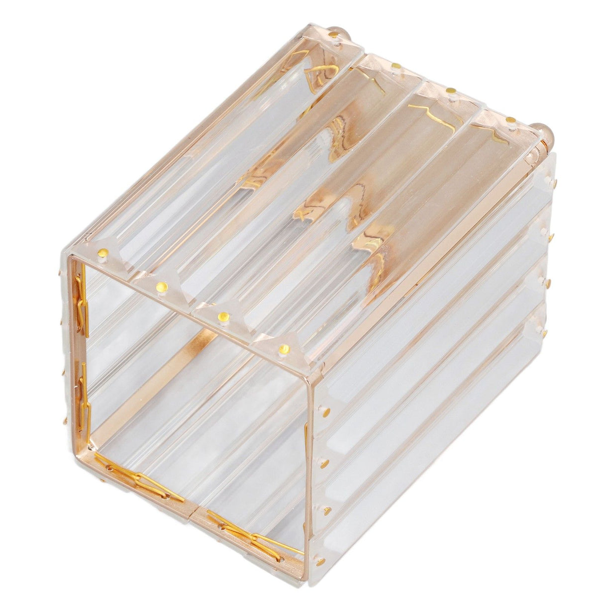 Makeup Brush Holder Large Capacity Elegant Style Durable Fadeless Corrosion Resistant Makeup Brush Organizer