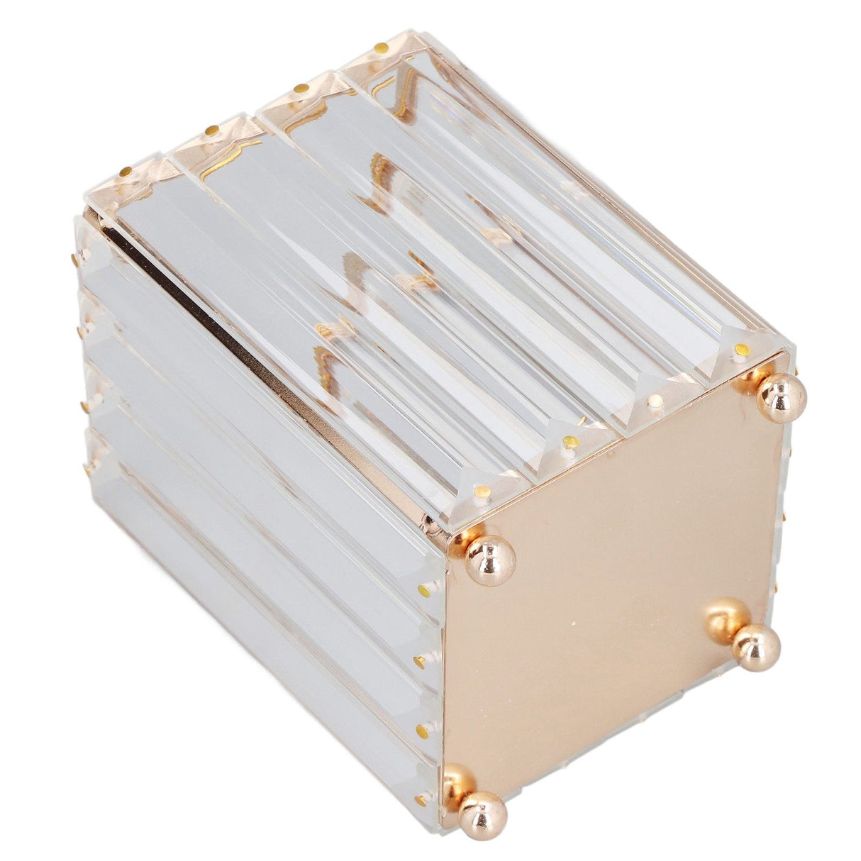 Makeup Brush Holder Large Capacity Elegant Style Durable Fadeless Corrosion Resistant Makeup Brush Organizer
