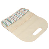 Garden Tool Bag Garden Tote Storage Bag with Multi Pockets Home Organizer for Indoor and Outdoor GardeningKhaki Stripe Stitching