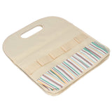 Garden Tool Bag Garden Tote Storage Bag with Multi Pockets Home Organizer for Indoor and Outdoor GardeningKhaki Stripe Stitching