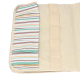 Garden Tool Bag Garden Tote Storage Bag with Multi Pockets Home Organizer for Indoor and Outdoor GardeningKhaki Stripe Stitching - Extra Image