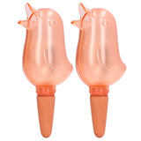 2Pcs Automatic Watering Device Bird Design Safe Environmentally Friendly Drip Irrigation Tool for Potted Plants