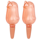 2Pcs Automatic Watering Device Bird Design Safe Environmentally Friendly Drip Irrigation Tool for Potted Plants - Close-Up Angle