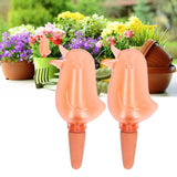 2Pcs Automatic Watering Device Bird Design Safe Environmentally Friendly Drip Irrigation Tool for Potted Plants