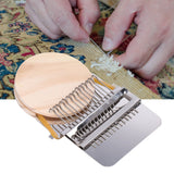 Mini Darning Machine DIY Portable Darning Loom Knitting Machine Weaving Tool for Household14 Hook