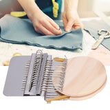Mini Darning Machine DIY Portable Darning Loom Knitting Machine Weaving Tool for Household14 Hook
