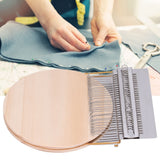 Mini Darning Machine DIY Portable Darning Loom Knitting Machine Weaving Tool for Household28 Hook - Extra Image