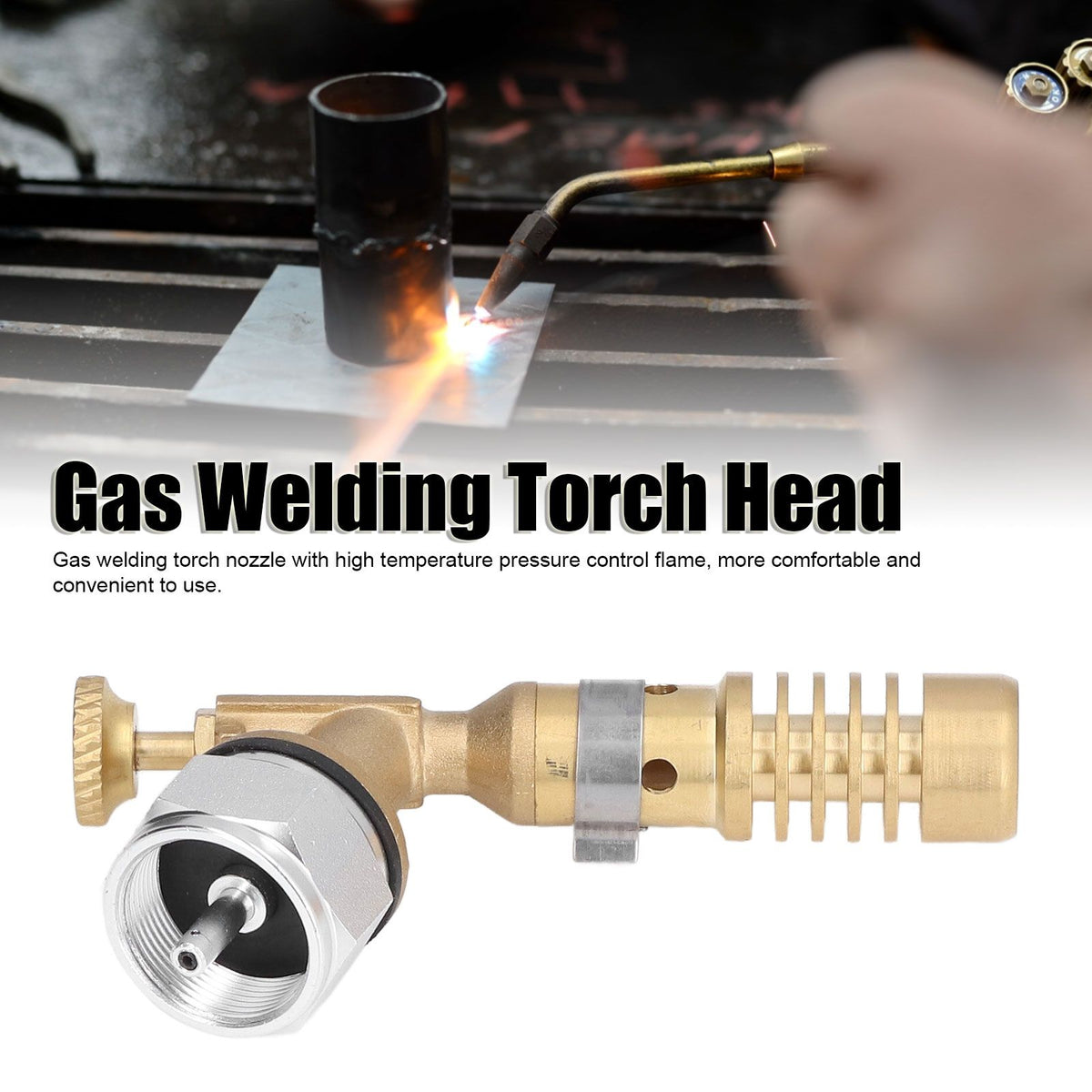 Gas Welding Turbo Torch Tips Brass Pencil Flame Gas Welding Torch Head Nozzle Home Accessory