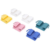 6pcs Wall Mount Phone Holder Self Adhesive Remote Control Storage Box Wall Beside Charging Phone Stand for Bedroom - Close-Up Angle