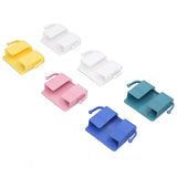 6pcs Wall Mount Phone Holder Self Adhesive Remote Control Storage Box Wall Beside Charging Phone Stand for Bedroom - Low Angle