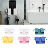 6pcs Wall Mount Phone Holder Self Adhesive Remote Control Storage Box Wall Beside Charging Phone Stand for Bedroom - Extra Image