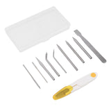 Paracord Stitching Set Stainless Steel Paracord Weaving Needle DIY Paracord Knitting Tool - 45-Degree Angle