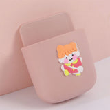 Remote Control Holders Wall Mount Adhesive Organizer Pen Storage Box Phone Holder for Office Home SchoolGirl - Front View