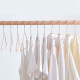 10PCS 40cm Clothing Hanger Coat Hanger Clothes Drying Rack Stainless Steel Laundry RackPink