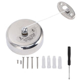 Clothesline 304 Stainless Steel Nylon Cord Space Saving Retractable 9ft/2.8m Indoor Clothesline