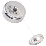 Clothesline 304 Stainless Steel Nylon Cord Space Saving Retractable 9ft/2.8m Indoor Clothesline - 45-Degree Angle