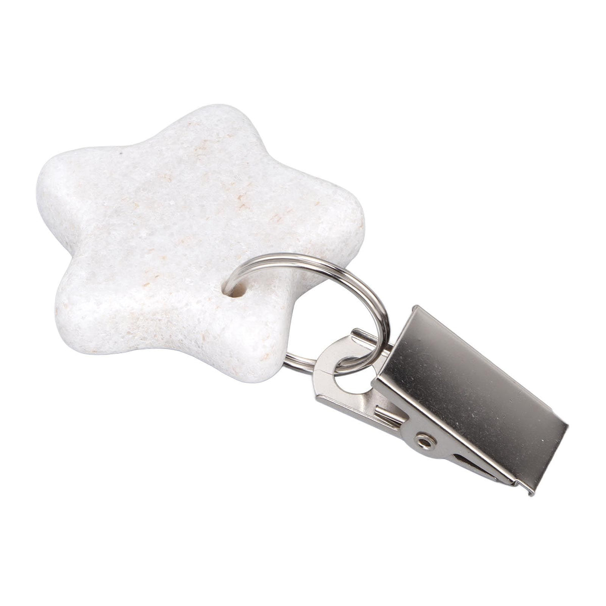 6Pcs Tablecloth Weights Marble Stainless Steel Small Size Waterproof Rustproof Durable Clip On Weights for Party PicnicStar