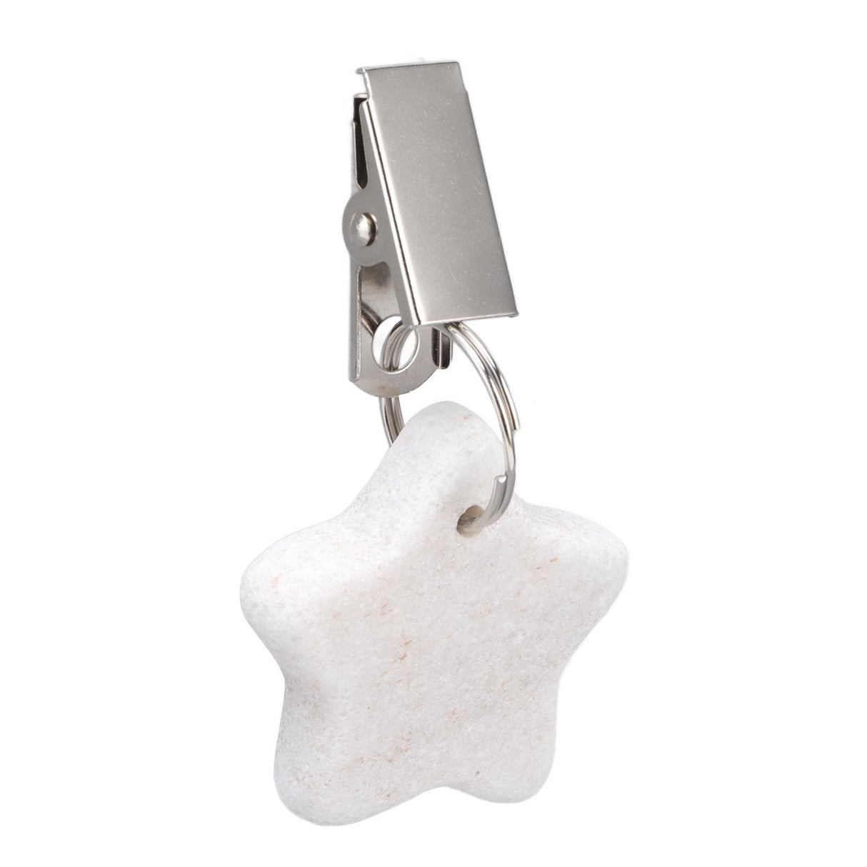 6Pcs Tablecloth Weights Marble Stainless Steel Small Size Waterproof Rustproof Durable Clip On Weights for Party PicnicStar