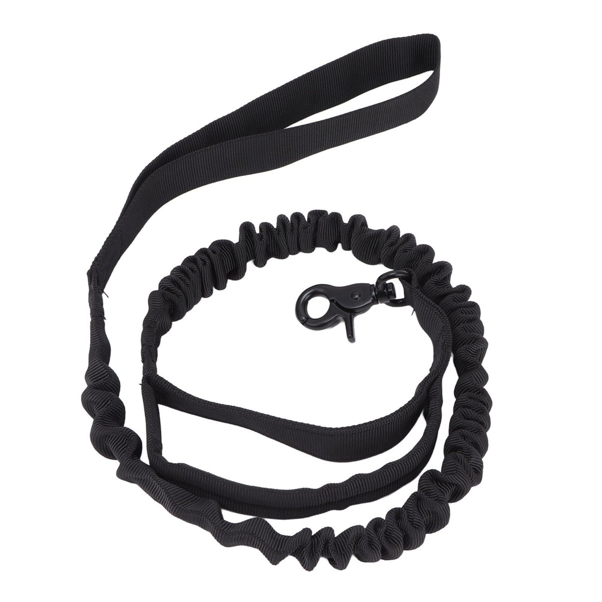 Dog Leash Durable Wear Resistant Easy Control Elasticity Provides Ductility Military Pet Leash Pet SupplyBlack