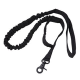 Dog Leash Durable Wear Resistant Easy Control Elasticity Provides Ductility Military Pet Leash Pet SupplyBlack