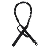 Dog Leash Durable Wear Resistant Easy Control Elasticity Provides Ductility Military Pet Leash Pet SupplyBlack